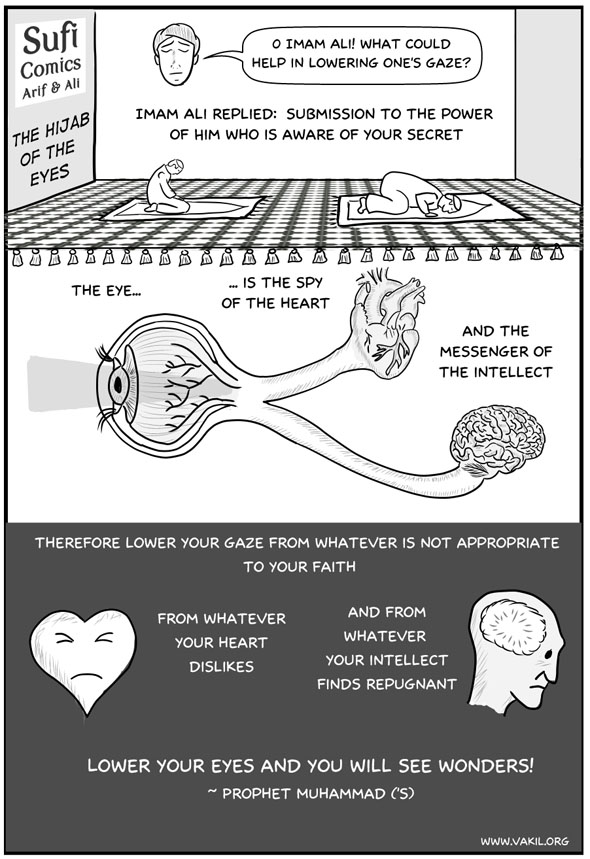 Sufi Comics: Hijab of the Eyes Sufi Comics: Hijab of the Eyes