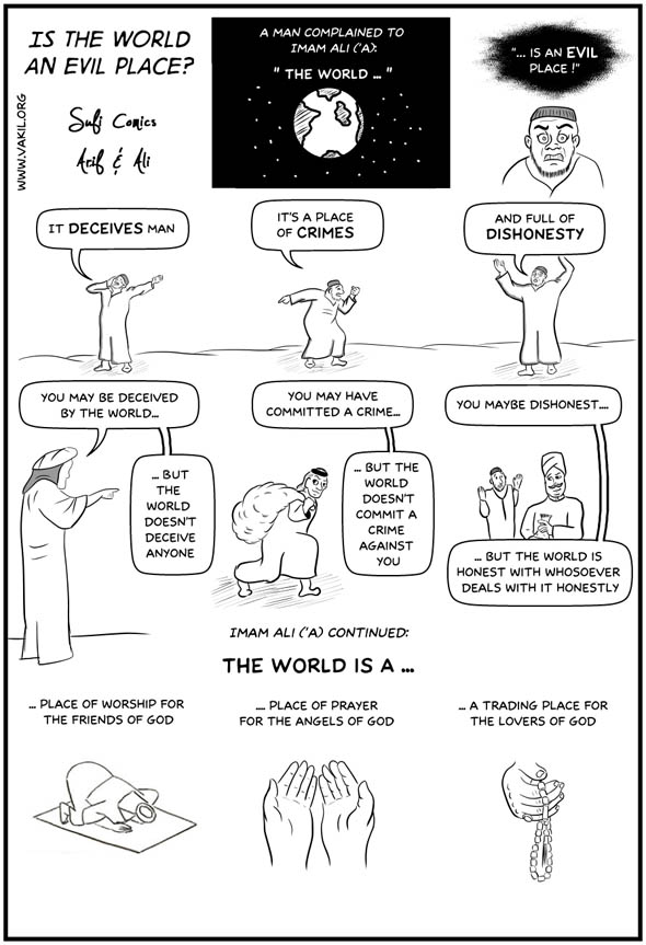 Sufi Comics: Is the World an Evil place?