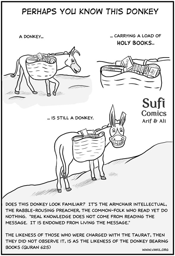 Sufi Comics - Perhaps you know this donkey