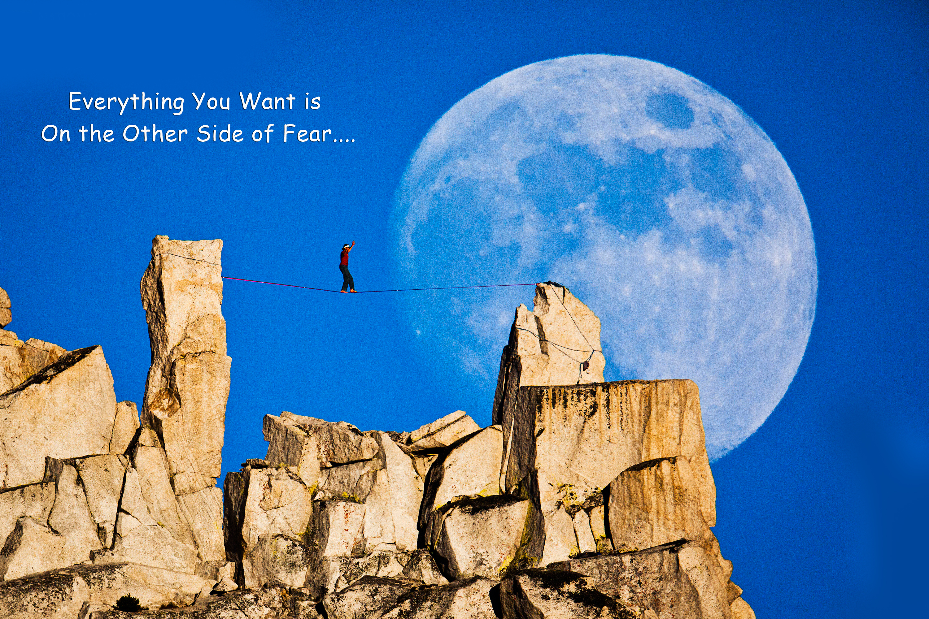 Beyond fear lies LIFE! Beyond fear lies LIFE!